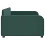 Sofá cama terciopelo verde oscuro 90x200 cm de vidaXL, Camas y somieres - Ref: Foro24-354060, Precio: 208,99 €, Descuento: %