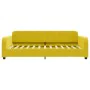 Sofá cama terciopelo amarillo 100x200 cm de vidaXL, Camas y somieres - Ref: Foro24-354070, Precio: 190,35 €, Descuento: %