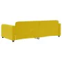Sofá cama terciopelo amarillo 100x200 cm de vidaXL, Camas y somieres - Ref: Foro24-354070, Precio: 190,35 €, Descuento: %