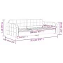 Sofá cama terciopelo amarillo 100x200 cm de vidaXL, Camas y somieres - Ref: Foro24-354070, Precio: 190,35 €, Descuento: %