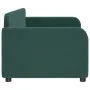 Dark green velvet sofa bed 80x200 cm by vidaXL, Beds and slatted bases - Ref: Foro24-354053, Price: 186,36 €, Discount: %