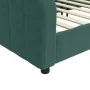 Dark green velvet sofa bed 80x200 cm by vidaXL, Beds and slatted bases - Ref: Foro24-354053, Price: 186,36 €, Discount: %