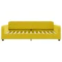 Yellow velvet sofa bed 80x200 cm by vidaXL, Beds and slatted bases - Ref: Foro24-354056, Price: 178,09 €, Discount: %
