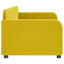 Yellow velvet sofa bed 80x200 cm by vidaXL, Beds and slatted bases - Ref: Foro24-354056, Price: 178,09 €, Discount: %