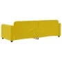 Sofá cama terciopelo amarillo 80x200 cm de vidaXL, Camas y somieres - Ref: Foro24-354056, Precio: 178,09 €, Descuento: %