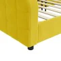 Yellow velvet sofa bed 80x200 cm by vidaXL, Beds and slatted bases - Ref: Foro24-354056, Price: 178,09 €, Discount: %