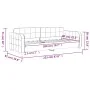 Sofá cama terciopelo amarillo 80x200 cm de vidaXL, Camas y somieres - Ref: Foro24-354056, Precio: 178,09 €, Descuento: %