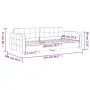 Sofá cama terciopelo amarillo 90x200 cm de vidaXL, Camas y somieres - Ref: Foro24-354063, Precio: 184,98 €, Descuento: %