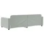Hellgraues Samtschlafsofa 90x190 cm von vidaXL, Betten und Lattenroste - Ref: Foro24-354071, Preis: 181,23 €, Rabatt: %