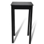 Schwarzer MDF-Stehtisch 55x55x107 cm von vidaXL, Küchen- und Esstische - Ref: Foro24-240379, Preis: 91,09 €, Rabatt: %