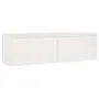Wall cabinets 2 pcs solid white pine wood 60x30x35 cm by vidaXL, Shelves and shelves - Ref: Foro24-813448, Price: 86,81 €, Di...