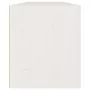 Armarios de pared 2 uds madera maciza pino blanco 60x30x35 cm de vidaXL, Estantes y estanterías - Ref: Foro24-813448, Precio:...