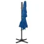 4-stufiger Sonnenschirm mit blauem Aluminiummast 250x250 cm von vidaXL, Sonnenschirme - Ref: Foro24-313827, Preis: 193,08 €, ...