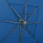 4-tier parasol with blue aluminum pole 250x250 cm by vidaXL, Umbrellas - Ref: Foro24-313827, Price: 193,08 €, Discount: %