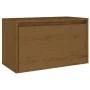 Wandschrank aus massivem Kiefernholz in Honigbraun, 60 x 30 x 35 cm von vidaXL, Regale und Regale - Ref: Foro24-813451, Preis...
