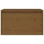 Honey brown solid pine wood wall cabinet 60x30x35 cm by vidaXL, Shelves and shelves - Ref: Foro24-813451, Price: 45,76 €, Dis...