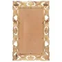 Brown hand carved mirror 80x50 cm solid mango wood by vidaXL, Mirrors - Ref: Foro24-321639, Price: 100,50 €, Discount: %