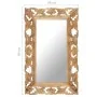 Brown hand carved mirror 80x50 cm solid mango wood by vidaXL, Mirrors - Ref: Foro24-321639, Price: 100,50 €, Discount: %
