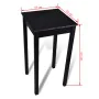 Schwarzer MDF-Stehtisch 55x55x107 cm von vidaXL, Küchen- und Esstische - Ref: Foro24-240379, Preis: 91,09 €, Rabatt: %