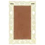 Handgeschnitzter Spiegel aus massivem weißem Mangoholz 80x50 cm von vidaXL, Spiegel - Ref: Foro24-321642, Preis: 79,29 €, Rab...