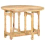 Runder Esstisch aus massivem Mangoholz, 110 x 76 cm von vidaXL, Küchen- und Esstische - Ref: Foro24-321699, Preis: 223,85 €, ...