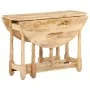 Round solid mango wood dining table 110x76 cm by vidaXL, Kitchen and dining tables - Ref: Foro24-321699, Price: 222,53 €, Dis...