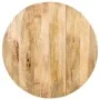 Round solid mango wood dining table 110x76 cm by vidaXL, Kitchen and dining tables - Ref: Foro24-321699, Price: 222,53 €, Dis...