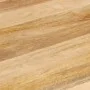 Runder Esstisch aus massivem Mangoholz, 110 x 76 cm von vidaXL, Küchen- und Esstische - Ref: Foro24-321699, Preis: 223,85 €, ...