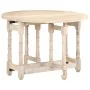 Round solid mango wood dining table 110x76 cm by vidaXL, Kitchen and dining tables - Ref: Foro24-321700, Price: 301,71 €, Dis...
