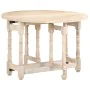 Runder Esstisch aus massivem Mangoholz, 110 x 76 cm von vidaXL, Küchen- und Esstische - Ref: Foro24-321700, Preis: 306,40 €, ...
