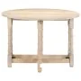 Round solid mango wood dining table 110x76 cm by vidaXL, Kitchen and dining tables - Ref: Foro24-321700, Price: 301,71 €, Dis...