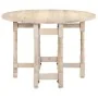 Round solid mango wood dining table 110x76 cm by vidaXL, Kitchen and dining tables - Ref: Foro24-321700, Price: 301,71 €, Dis...