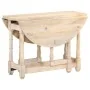 Round solid mango wood dining table 110x76 cm by vidaXL, Kitchen and dining tables - Ref: Foro24-321700, Price: 301,71 €, Dis...