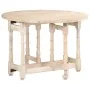 Round solid mango wood dining table 110x76 cm by vidaXL, Kitchen and dining tables - Ref: Foro24-321700, Price: 301,71 €, Dis...