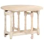 Runder Esstisch aus massivem Mangoholz, 110 x 76 cm von vidaXL, Küchen- und Esstische - Ref: Foro24-321700, Preis: 306,40 €, ...