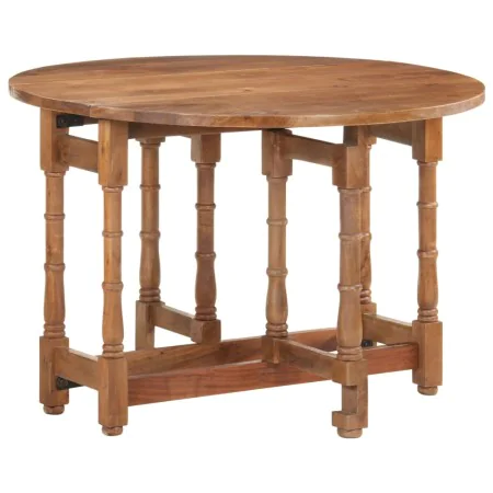 Runder Esstisch aus massivem Mangoholz, 110 x 76 cm von vidaXL, Küchen- und Esstische - Ref: Foro24-321701, Preis: 299,15 €, ...