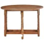 Runder Esstisch aus massivem Mangoholz, 110 x 76 cm von vidaXL, Küchen- und Esstische - Ref: Foro24-321701, Preis: 299,15 €, ...