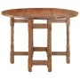 Round solid mango wood dining table 110x76 cm by vidaXL, Kitchen and dining tables - Ref: Foro24-321701, Price: 299,15 €, Dis...
