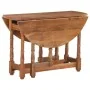 Round solid mango wood dining table 110x76 cm by vidaXL, Kitchen and dining tables - Ref: Foro24-321701, Price: 299,15 €, Dis...