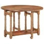 Round solid mango wood dining table 110x76 cm by vidaXL, Kitchen and dining tables - Ref: Foro24-321701, Price: 299,15 €, Dis...