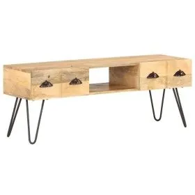 Mueble para TV madera maciza de mango 120x35x45 cm de vidaXL, Muebles TV - Ref: Foro24-321790, Precio: 117,70 €, Descuento: %