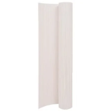Weißer doppelseitiger Gartenzaun 90x400 cm von vidaXL, Zaunpaneele - Ref: Foro24-317146, Preis: 45,38 €, Rabatt: %