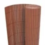 Brauner doppelseitiger Gartenzaun 90x400 cm von vidaXL, Zaunpaneele - Ref: Foro24-317149, Preis: 43,74 €, Rabatt: %