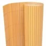 Valla de jardín de doble cara amarilla 110x500 cm de vidaXL, Paneles de vallas - Ref: Foro24-317163, Precio: 65,64 €, Descuen...