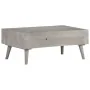 Solid gray rough mango wood coffee table 100x60x40 cm by vidaXL, Coffee table - Ref: Foro24-321808, Price: 154,21 €, Discount: %