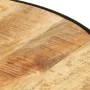 Massiver Couchtisch aus schwarzem, rauem Mangoholz, 68 x 68 x 36 cm von vidaXL, Couchtisch - Ref: Foro24-321931, Preis: 201,6...