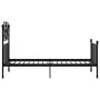 Estructura de cama de metal negro 100x200 cm de vidaXL, Camas y somieres - Ref: Foro24-324844, Precio: 122,28 €, Descuento: %