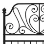 Estructura de cama de metal negro 100x200 cm de vidaXL, Camas y somieres - Ref: Foro24-324844, Precio: 122,28 €, Descuento: %