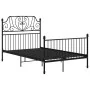 Estructura de cama de metal negro 120x200 cm de vidaXL, Camas y somieres - Ref: Foro24-324847, Precio: 191,43 €, Descuento: %