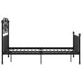 Estructura de cama de metal negro 120x200 cm de vidaXL, Camas y somieres - Ref: Foro24-324847, Precio: 191,43 €, Descuento: %